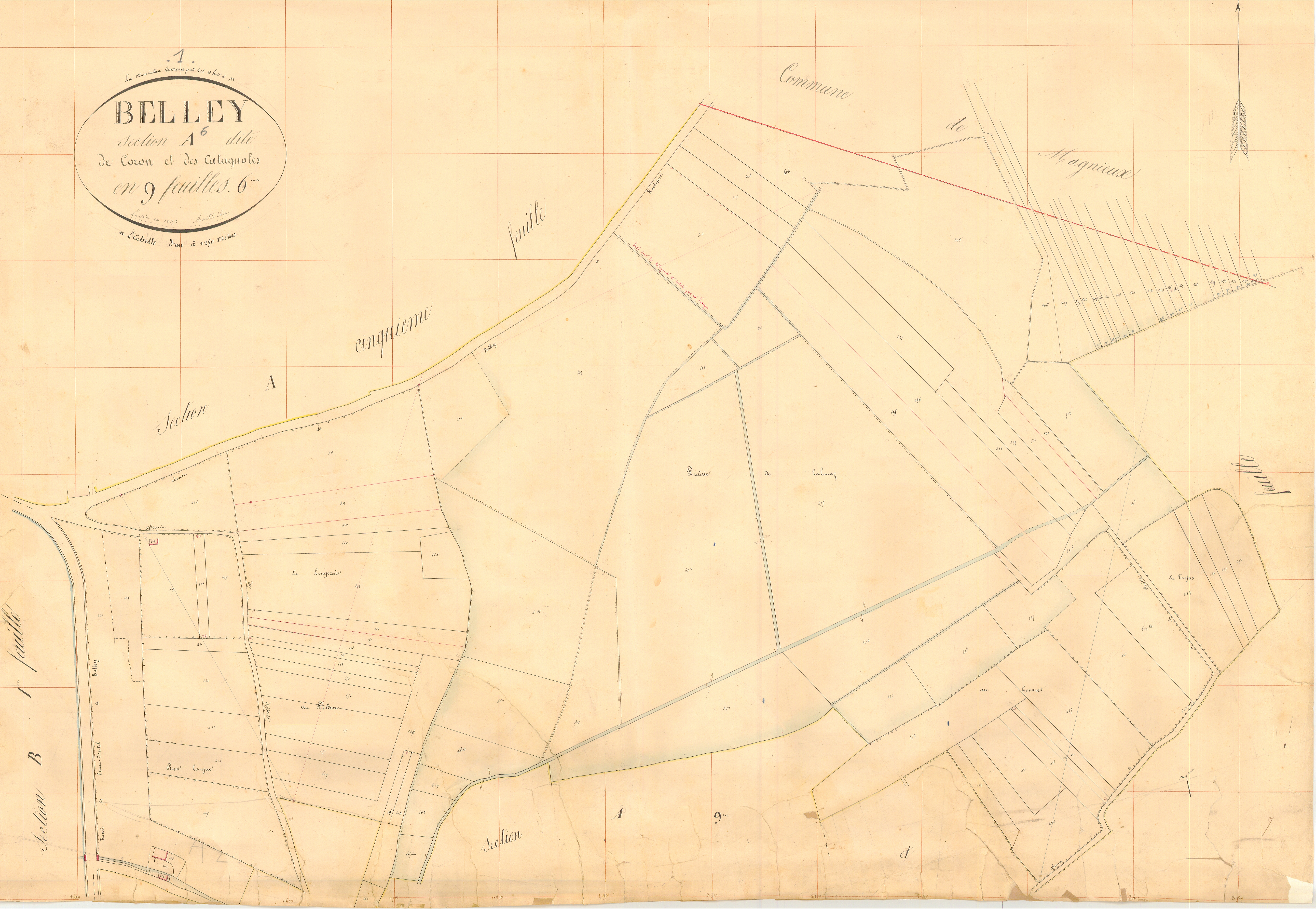 Belley - 3 P 4409 - 3 P 4409 - Feuille 6 (1835)