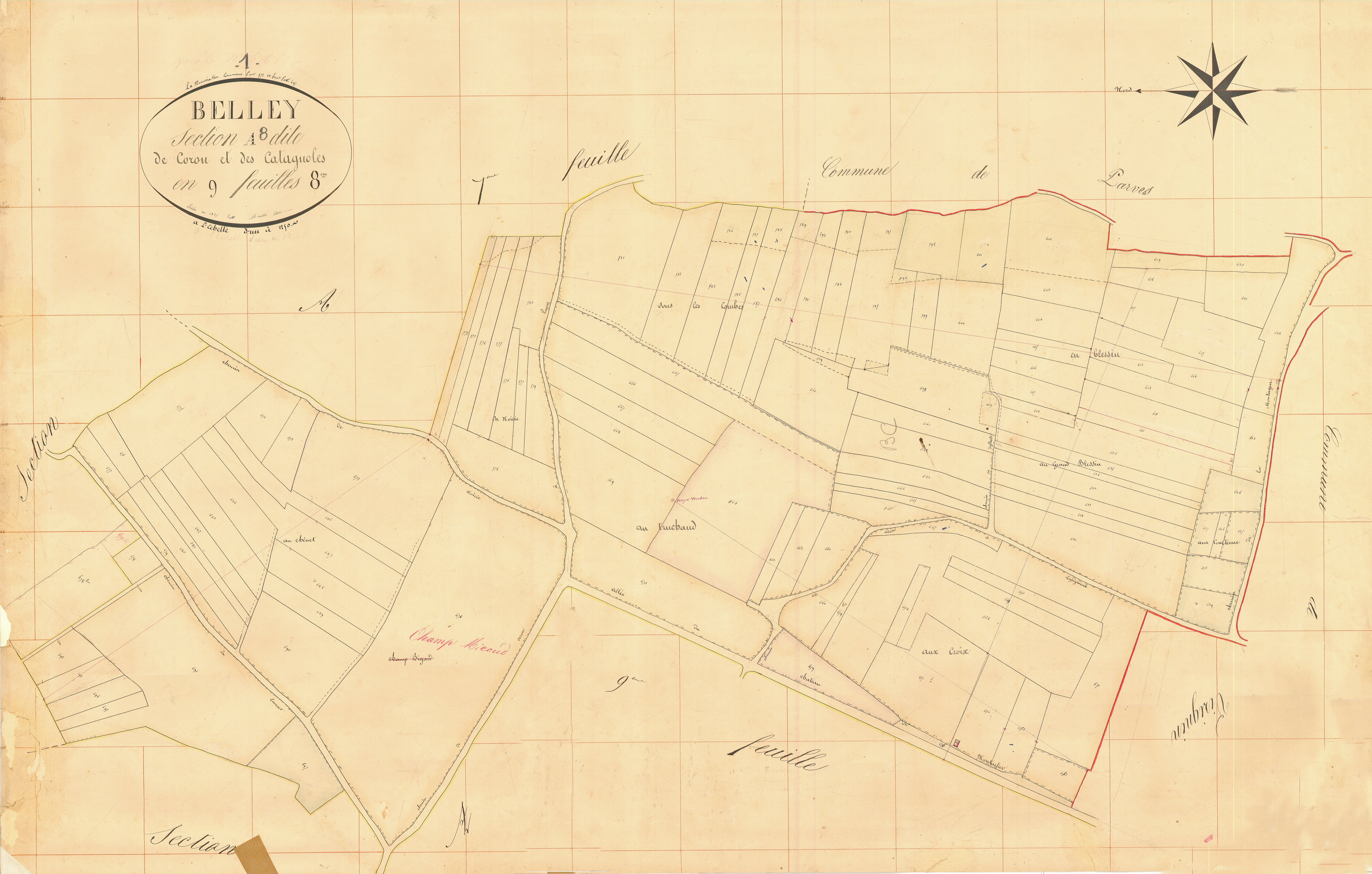 Belley - 3 P 4411 - 3 P 4411 - Feuille 8 (1835)