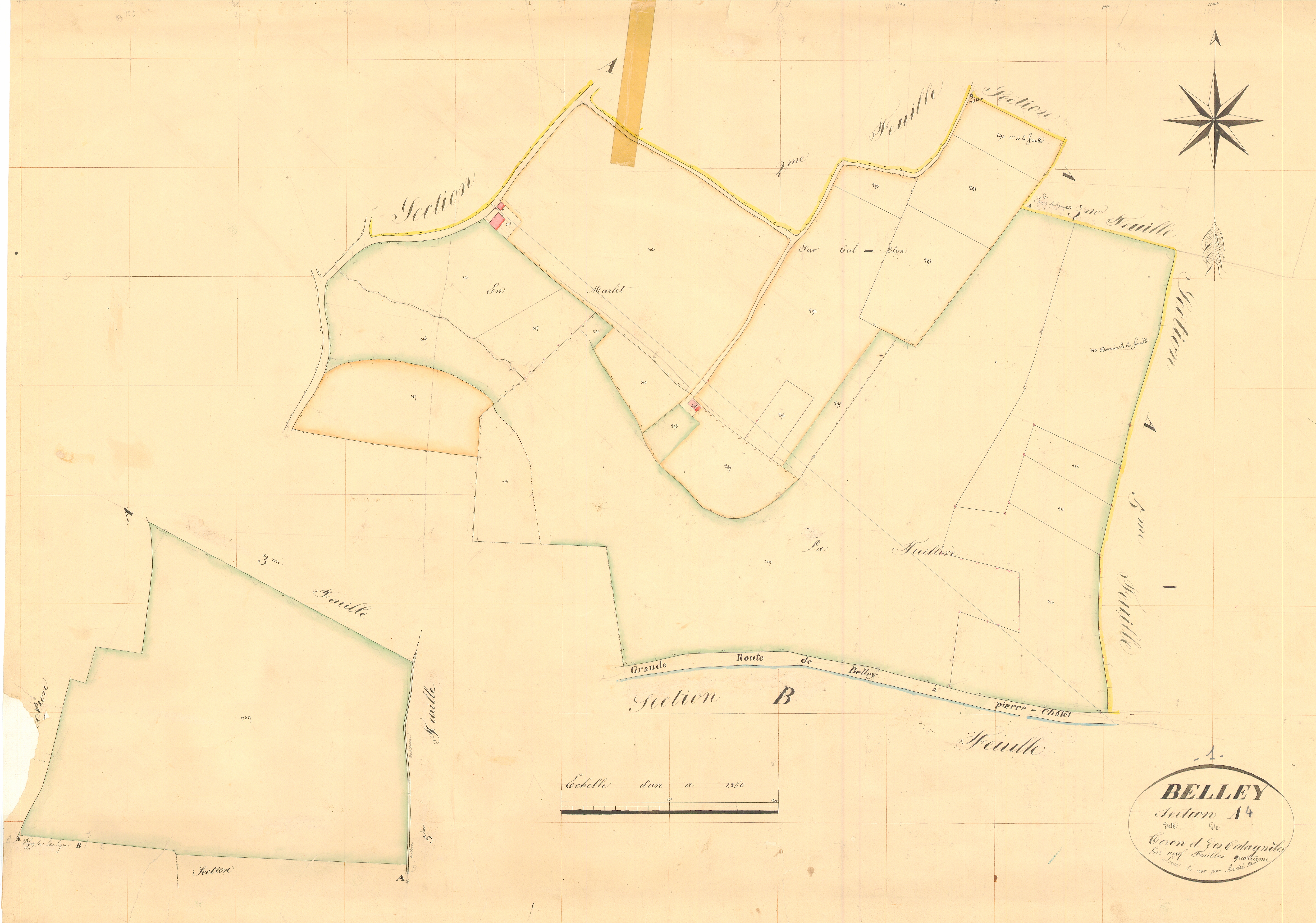Belley - 3 P 4407 - 3 P 4407 - Feuille 4 (1835)