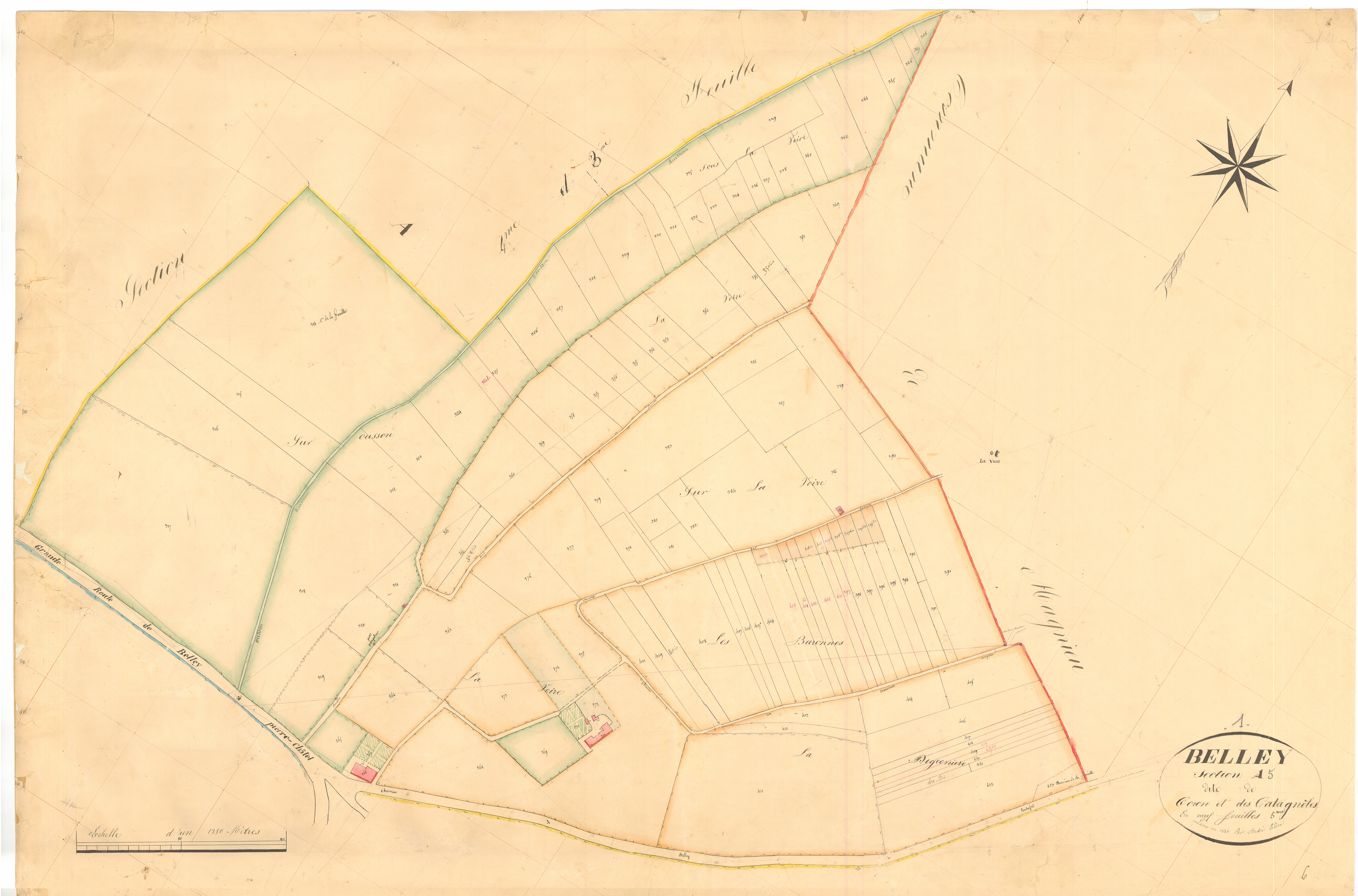Belley - 3 P 4408 - 3 P 4408 - Feuille 5 (1835)