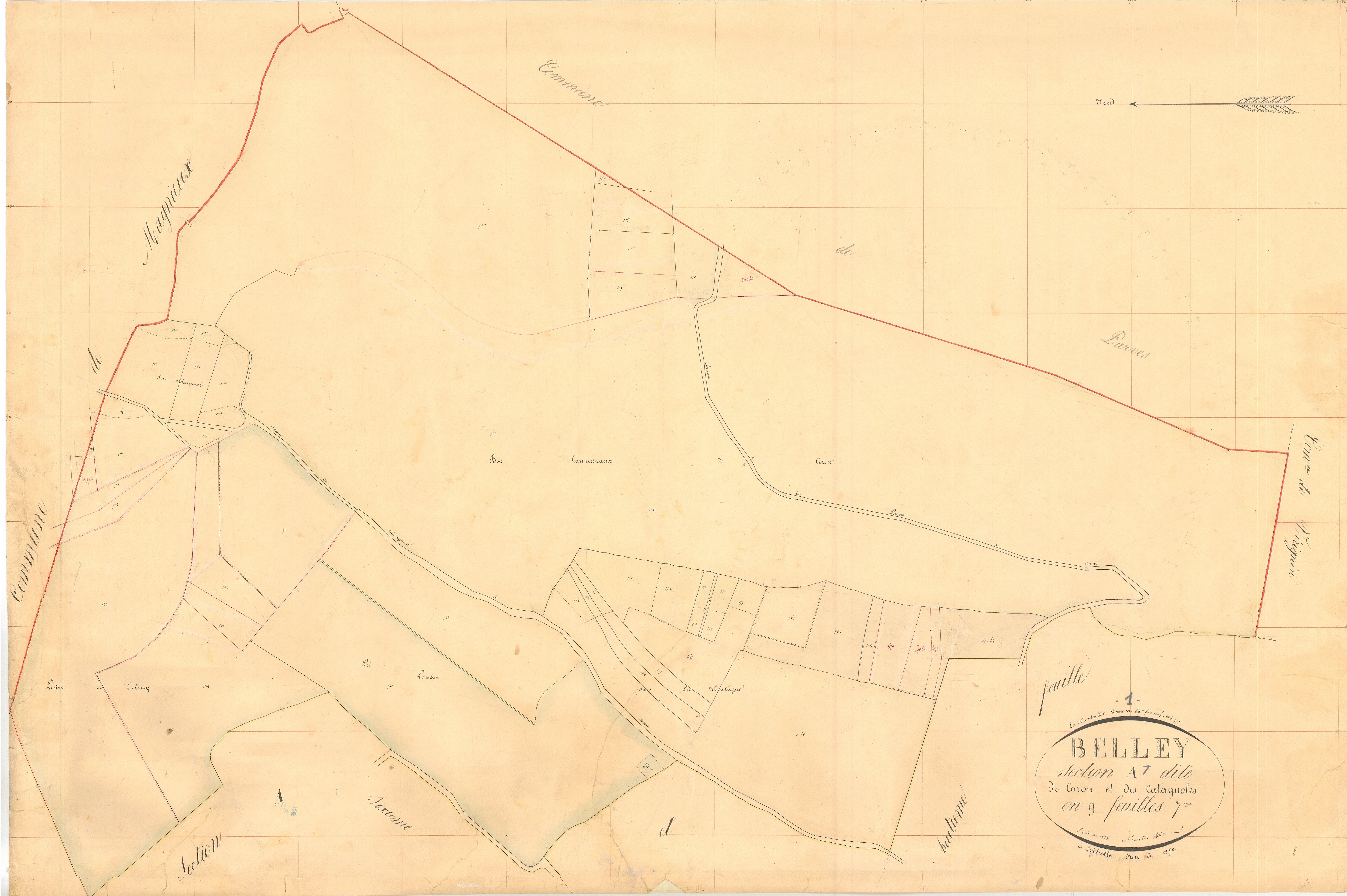 Belley - 3 P 4410 - 3 P 4410 - Feuille 7 (1835)