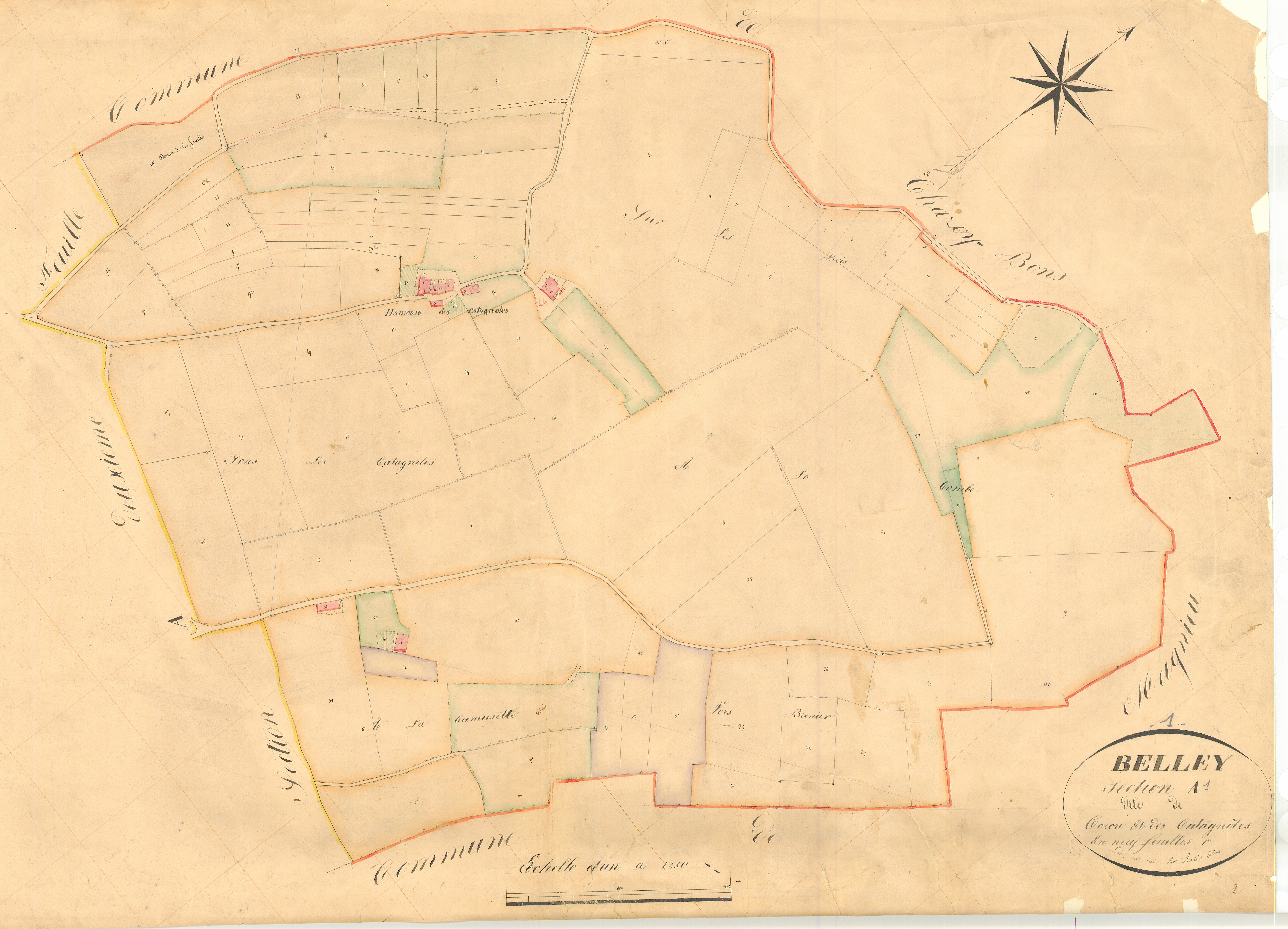 Belley - 3 P 4404 - 3 P 4404 - Feuille 1 (1835)