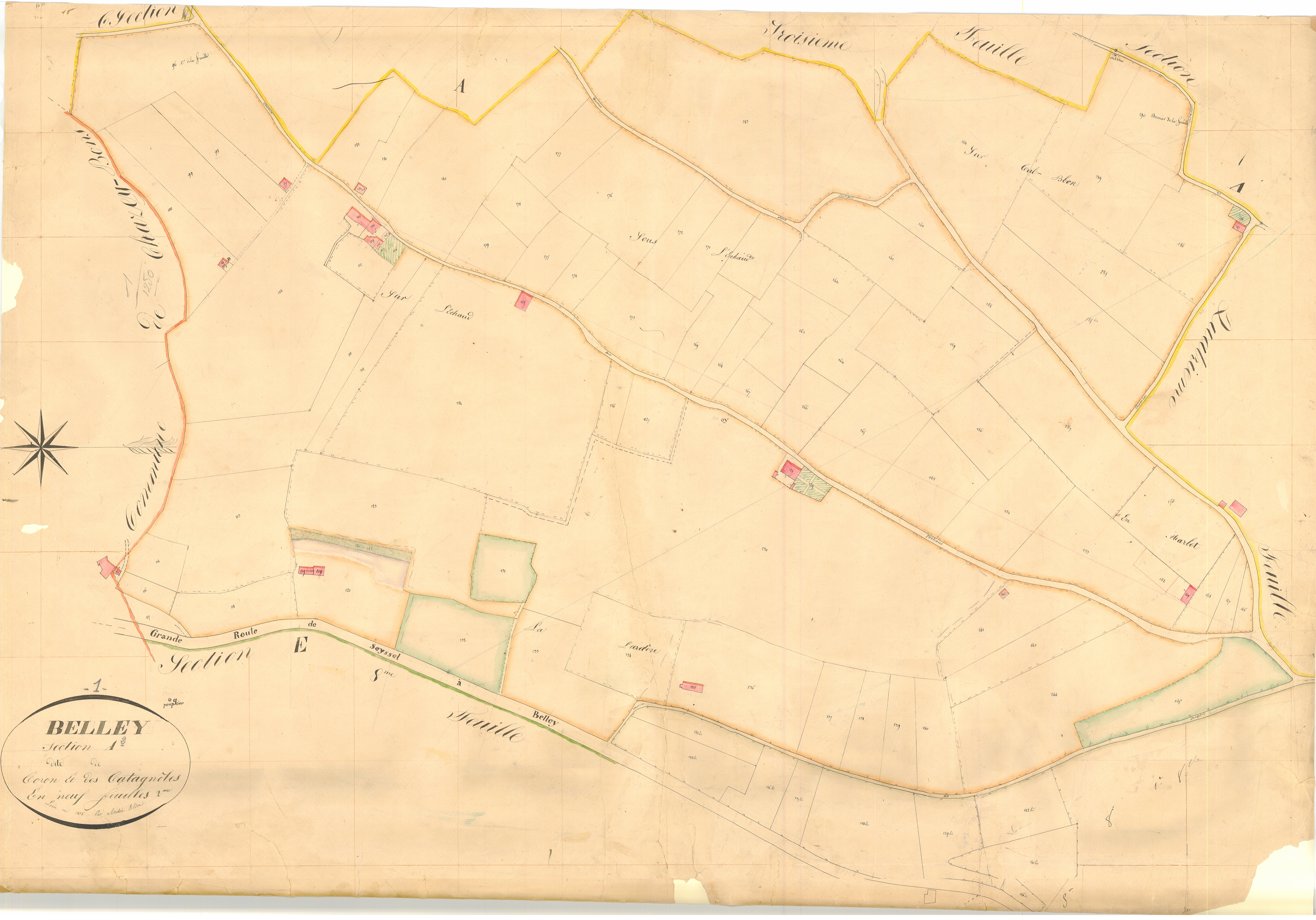 Belley - 3 P 4405 - 3 P 4405 - Feuille 2 (1835)