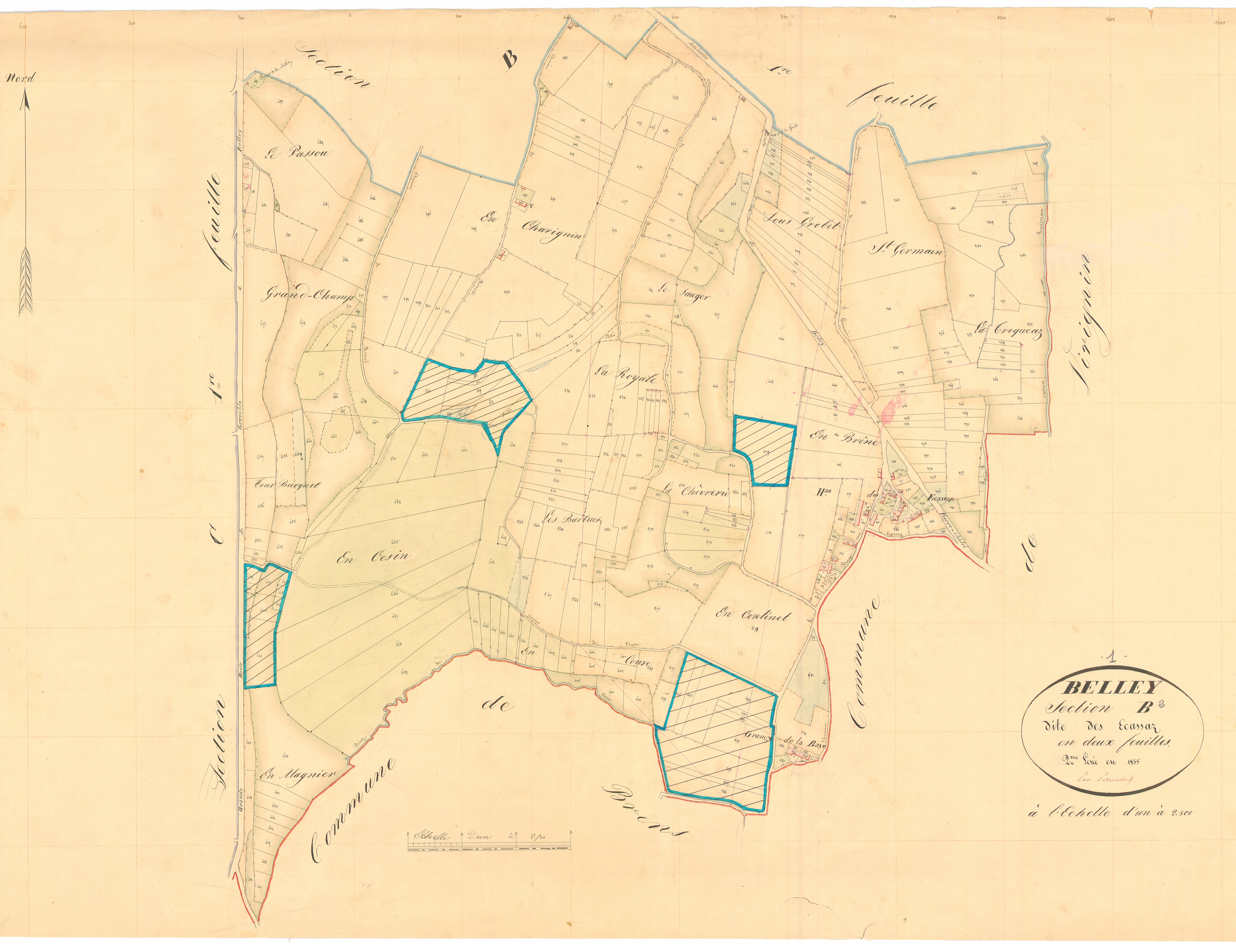 Belley - 3 P 4414 - 3 P 4414 - Feuille 2 (1835)