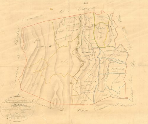Belmont - 3 P 4461 - 3 P 4461 -  Tableau d'assemblage  (1833)