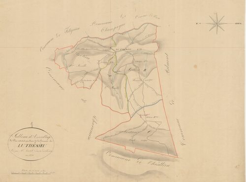 Luthézieu - 3 P 7191 - 3 P 7191 -  Tableau d'assemblage  (1831)