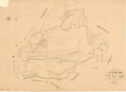 Luthézieu - 3 P 7192 - 3 P 7192 -  Feuille 1  (1831)