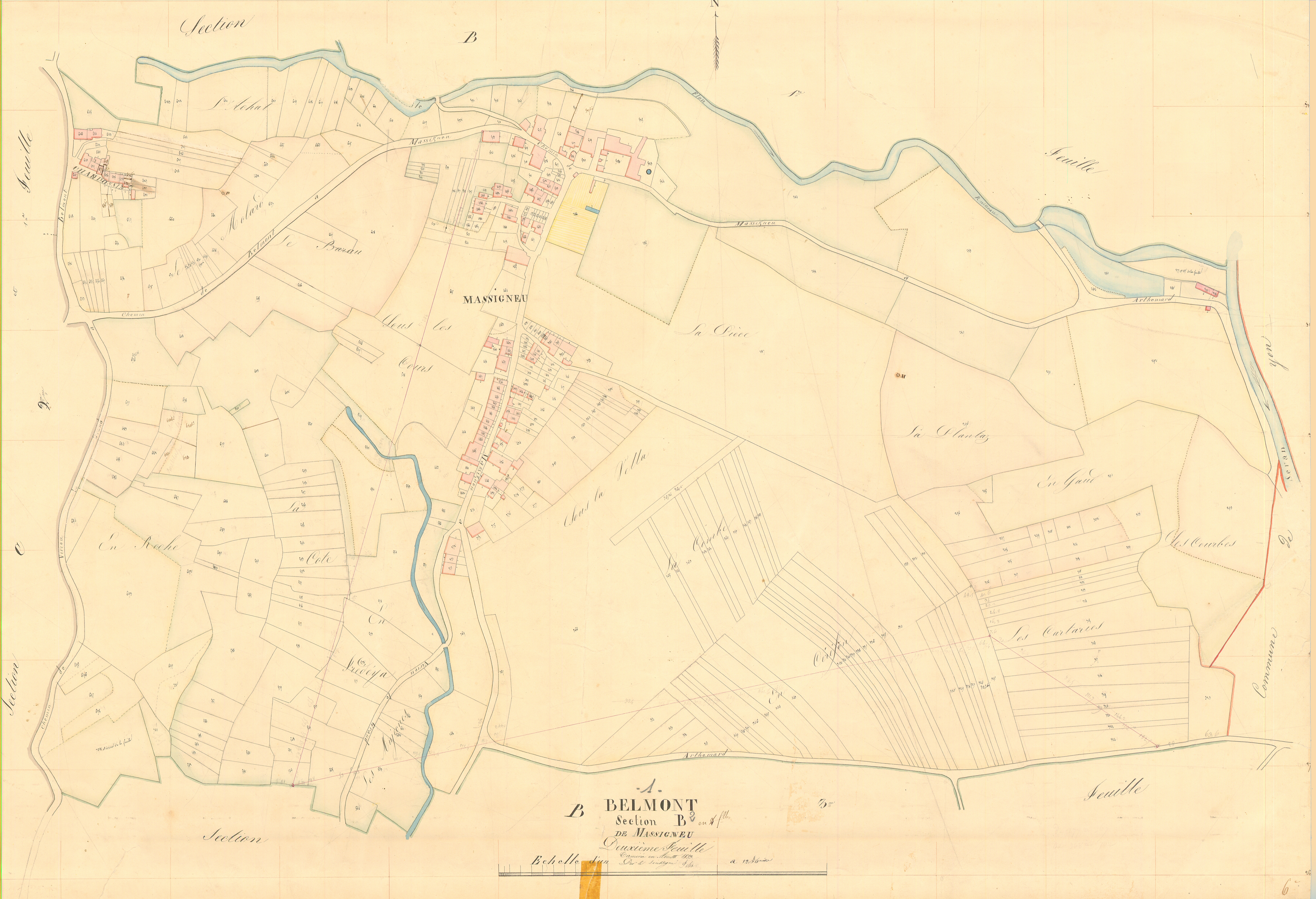 Belmont - 3 P 4466 - 3 P 4466 -  Feuille 2  (1833)