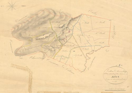 Béon - 3 P 4514 - 3 P 4514 -  Tableau d'assemblage  (1831)