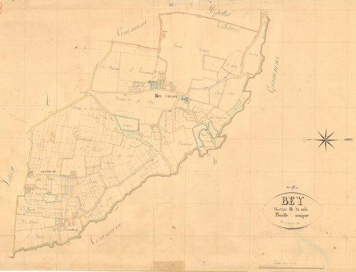 Bey - 3 P 4535 - 3 P 4535 -  Feuille 1  (1832)