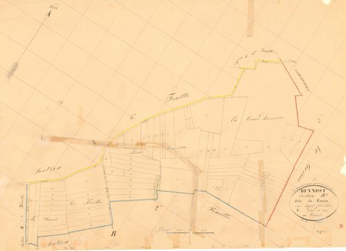 Beynost - 3 P 4543 - 3 P 4543 -  Feuille 1  (1834)
