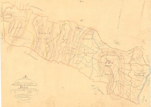 Billiat - 3 P 4558 - 3 P 4558 -  Tableau d'assemblage  (1832)