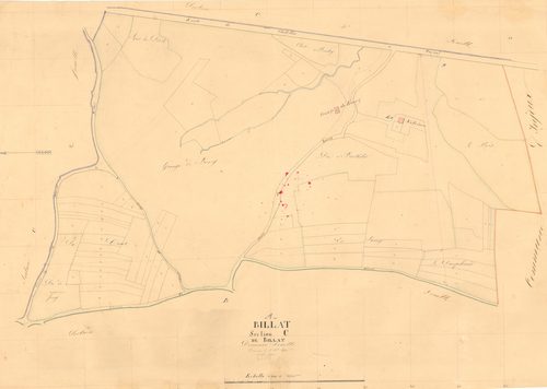 Billiat - 3 P 4564 - 3 P 4564 -  Feuille 1  (1832)