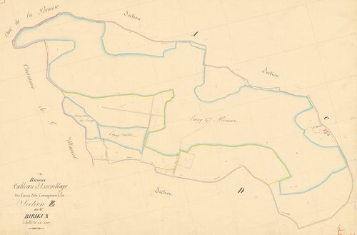 Birieux - 3 P 4579 - 3 P 4579 -  Section E  (1839)