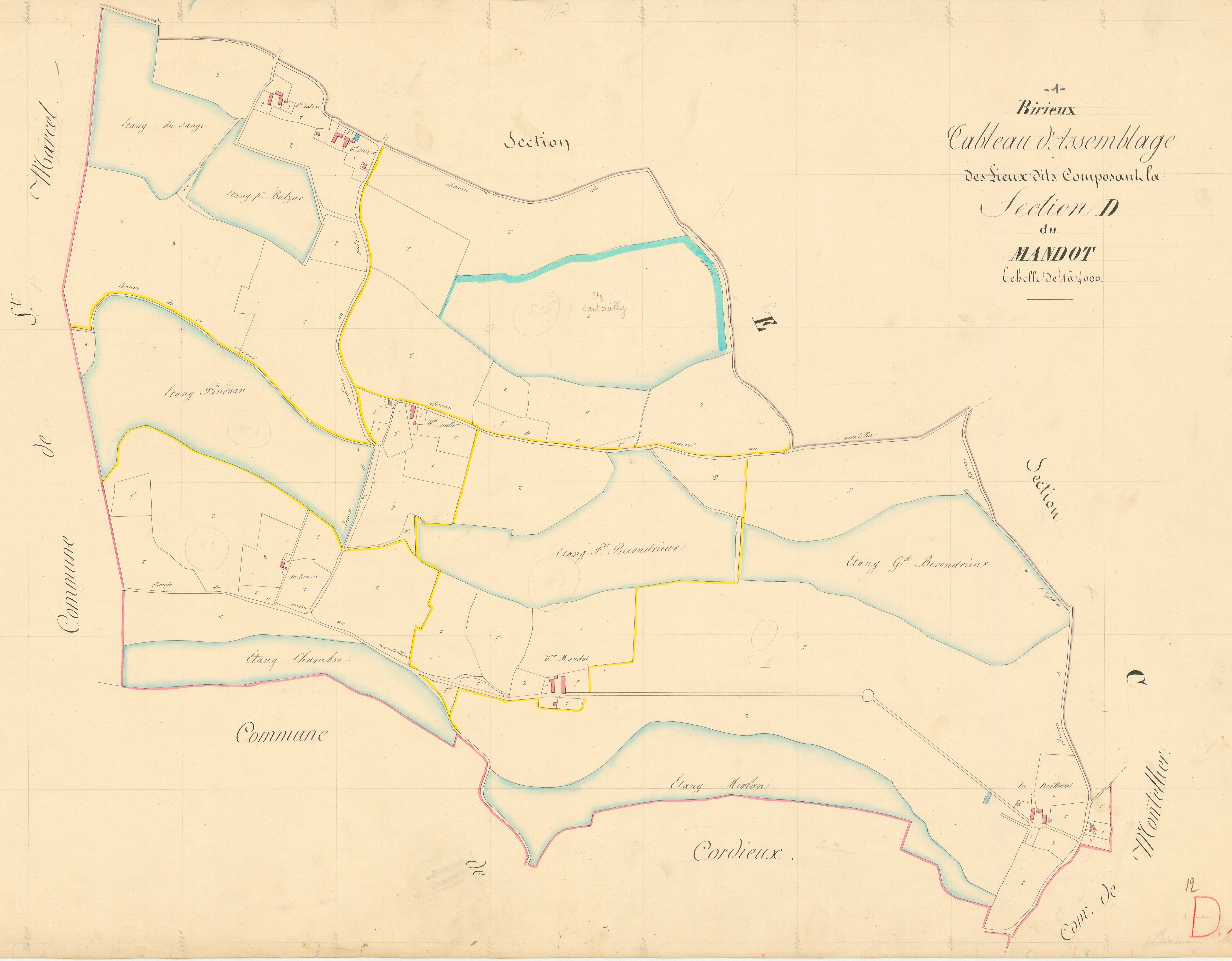 Birieux - 3 P 4578 - 3 P 4578 -  Section D  (1839)