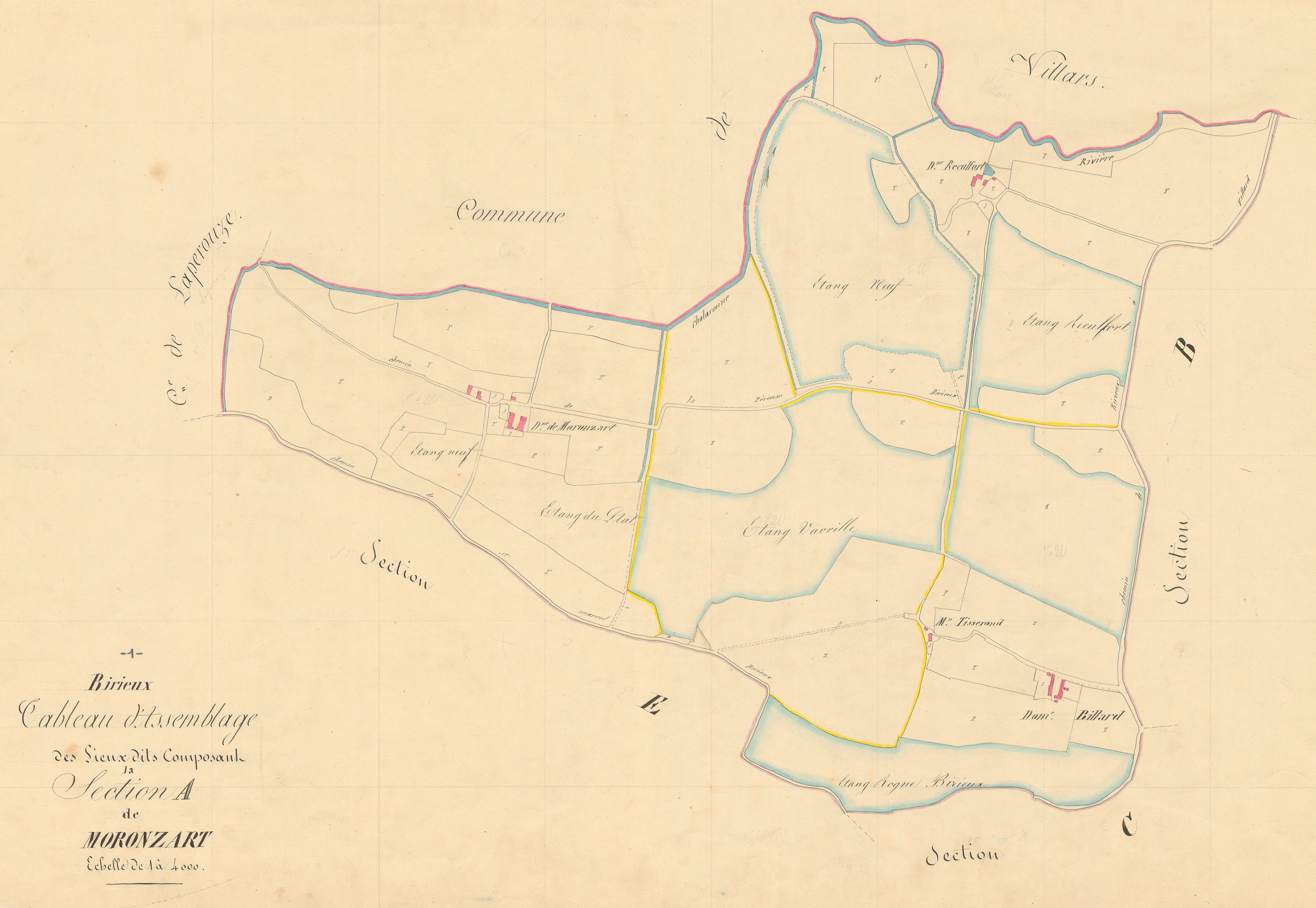 Birieux - 3 P 4575 - 3 P 4575 -  Section A  (1839)