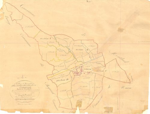 La Boisse - 3 P 6629 - 3 P 6629 -  Tableau d'assemblage  (1834)