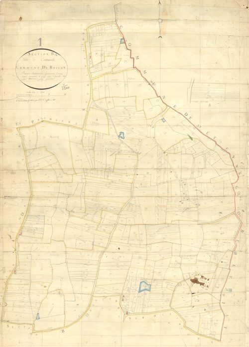 Boissey - 3 P 4616 - 3 P 4616 -  Feuille 1  (1812)