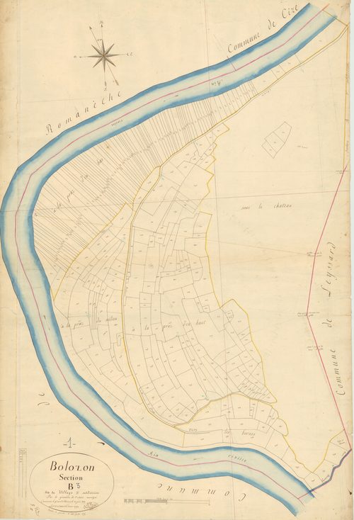 Bolozon - 3 P 4626 - 3 P 4626 -  Feuille 3  (1819)