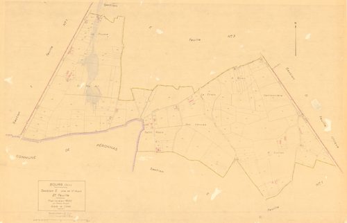 Bourg-en-Bresse - 3 P 4651 - 3 P 4651 -  Feuille 2  (1830)