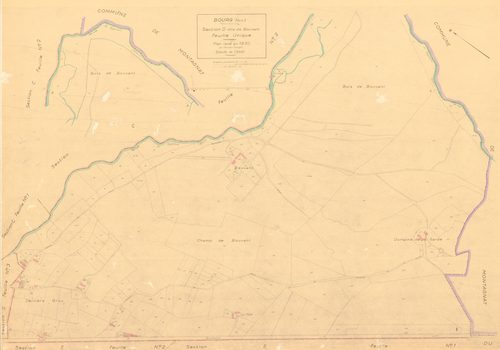 Bourg-en-Bresse - 3 P 4649 - 3 P 4649 -  Feuille 1  (1830)