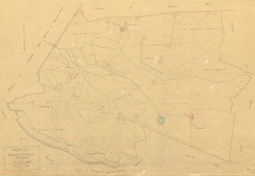 Bourg-en-Bresse - 3 P 4646 - 3 P 4646 -  Feuille 1  (1830)