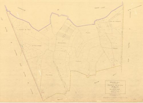 Bourg-en-Bresse - 3 P 4648 - 3 P 4648 -  Feuille 3  (1830)