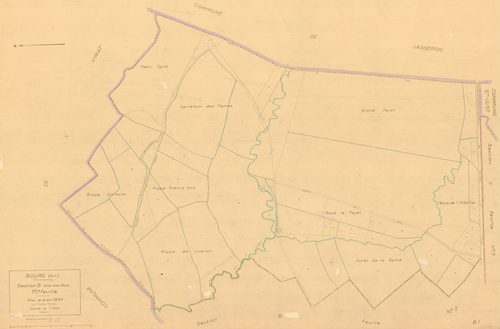Bourg-en-Bresse - 3 P 4644 - 3 P 4644 -  Feuille 1  (1830)