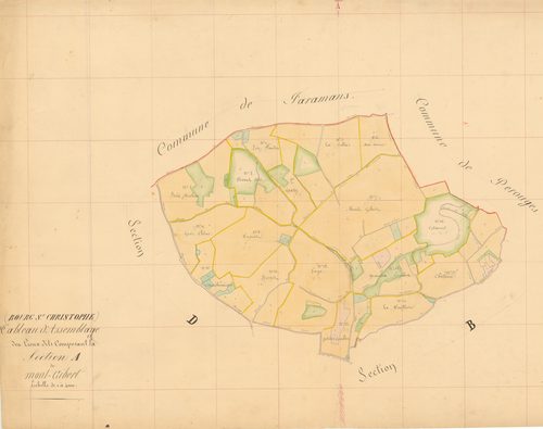 Bourg-Saint-Christophe - 3 P 4659 - 3 P 4659 -  Section A  (1839)