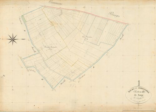 Bourg-Saint-Christophe - 3 P 4670 - 3 P 4670 -  Feuille 2  (1839)