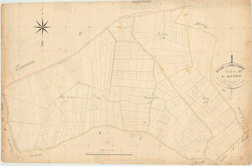 Bourg-Saint-Christophe - 3 P 4663 - 3 P 4663 -  Feuille 1  (1839)