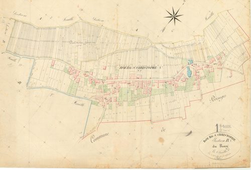 Bourg-Saint-Christophe - 3 P 4669 - 3 P 4669 -  Feuille 1  (1839)
