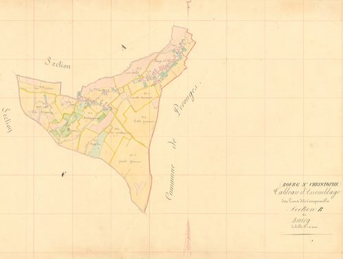 Bourg-Saint-Christophe - 3 P 4660 - 3 P 4660 -  Section B  (1839)