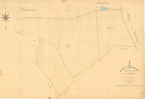 Bourg-Saint-Christophe - 3 P 4664 - 3 P 4664 -  Feuille 2  (1839)
