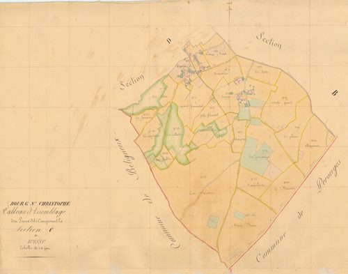 Bourg-Saint-Christophe - 3 P 4661 - 3 P 4661 -  Section C  (1839)