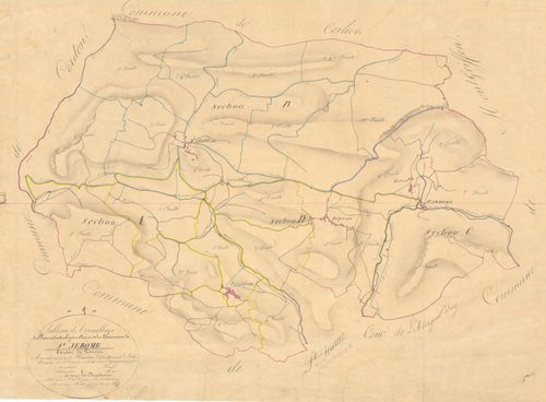Boyeux-Saint-Jérôme - 3 P 4700 - 3 P 4700 -  Tableau d'assemblage  (1825)