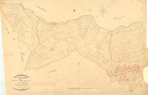 Boyeux-Saint-Jérôme - 3 P 4705 - 3 P 4705 -  Feuille 5  (1825)