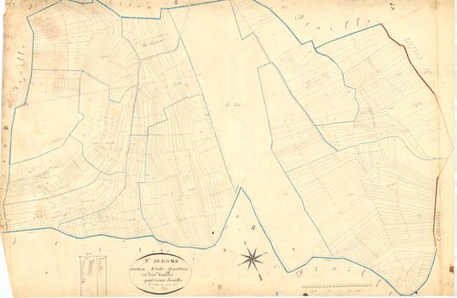 Saint-Jérôme - 3 P 4710 - 3 P 4710 -  Feuille 4  (1825)