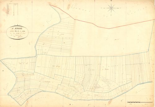 Boyeux-Saint-Jérôme - 3 P 4711 - 3 P 4711 -  Feuille 5  (1825)