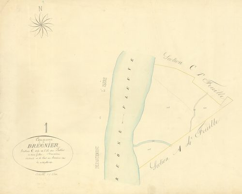 Brégnier-Cordon - 3 P 4746 - 3 P 4746 -  Feuille 2  (1876)