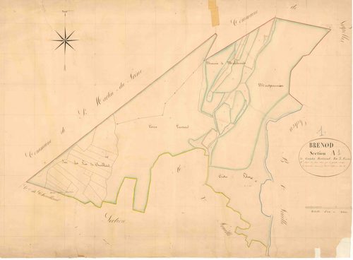 Brénod - 3 P 4759 - 3 P 4759 -  Feuille 1  (1837)