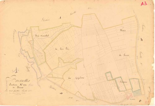 Bressolles - 3 P 4785 - 3 P 4785 -  Feuille 3  (1831)