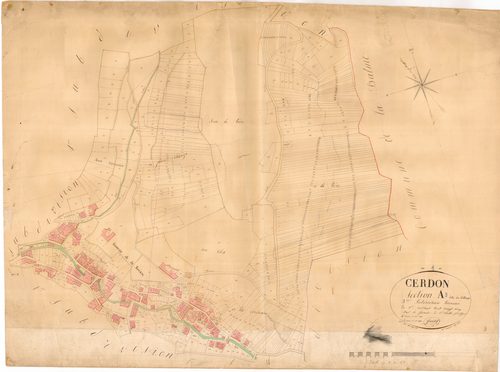 Cerdon - 3 P 4833 - 3 P 4833 -  Feuille 3  (1825)