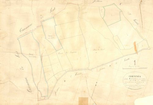 Certines - 3 P 4844 - 3 P 4844 -  Feuille 1  (1844)