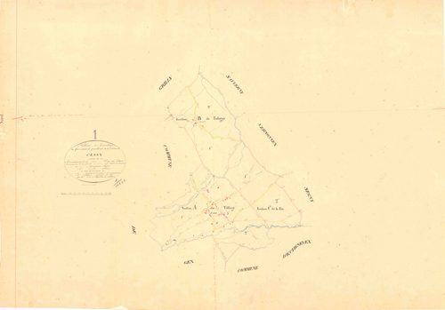 Cessy - 3 P 4862 - 3 P 4862 -  Tableau d'assemblage  (1845)