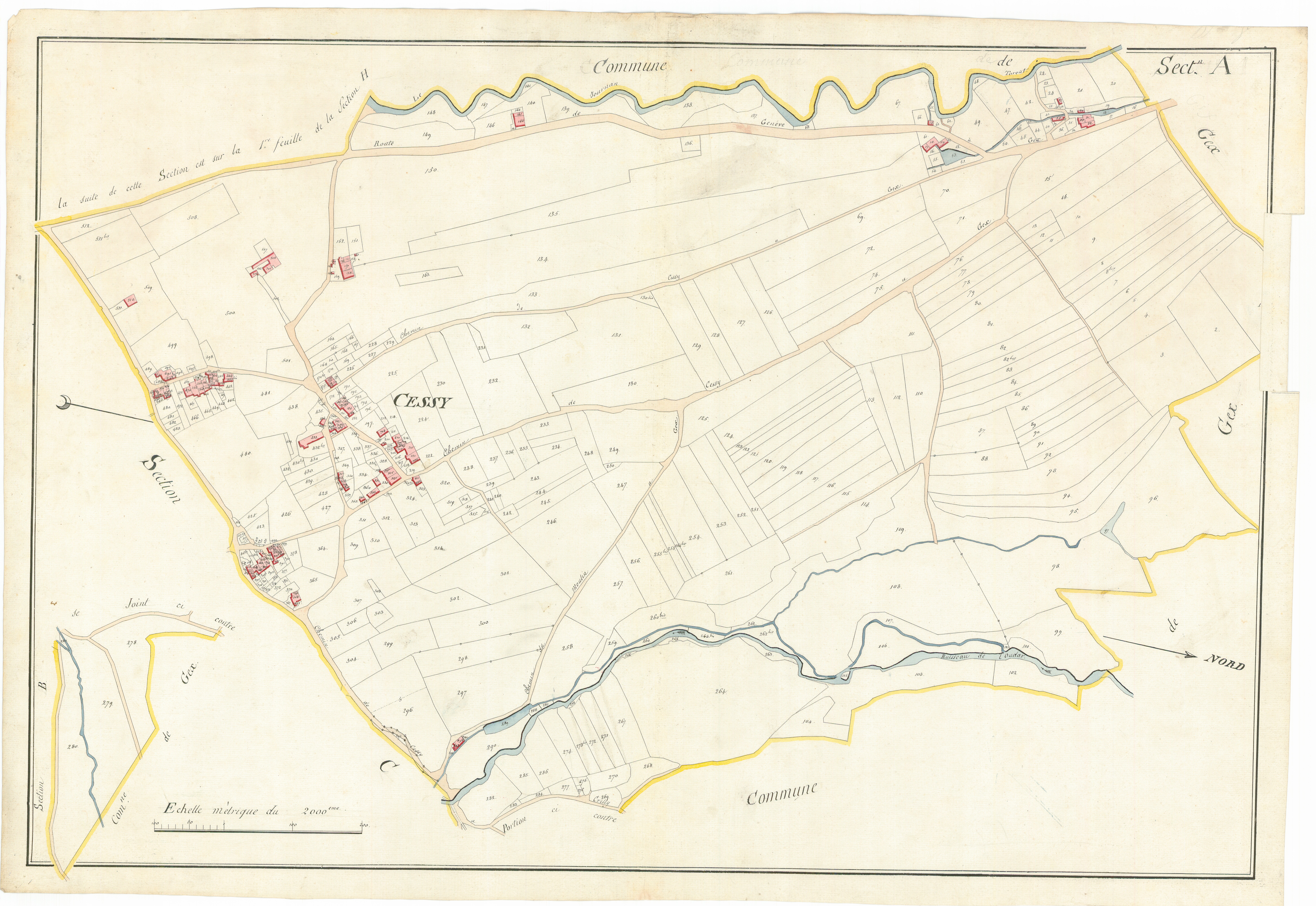 Cessy - 3 P 10094-2 - 3 P 10094-2 -  Feuille 1  (1807)