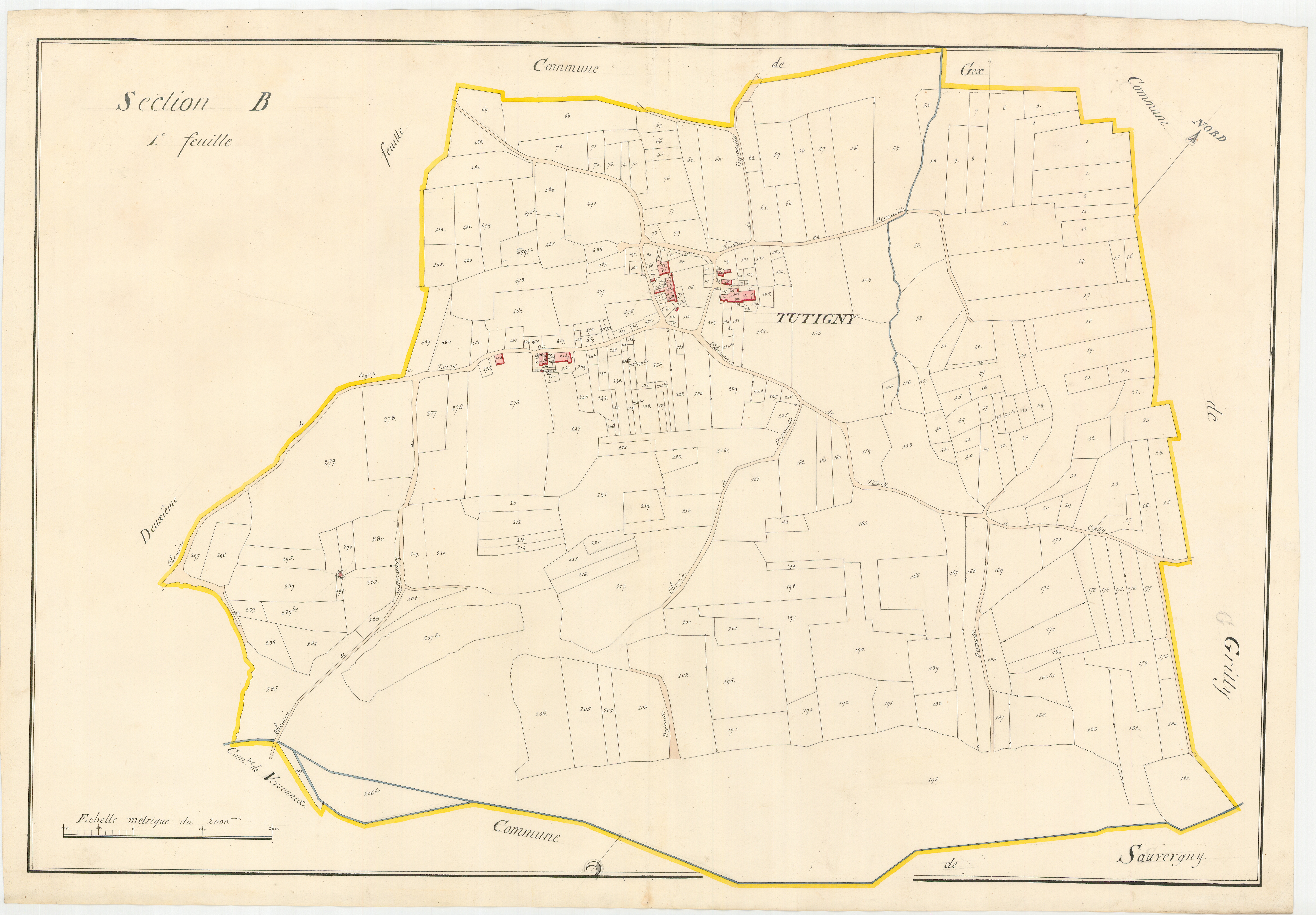 Cessy - 3 P 10094-3 - 3 P 10094-3 -  Feuille 1  (1807)