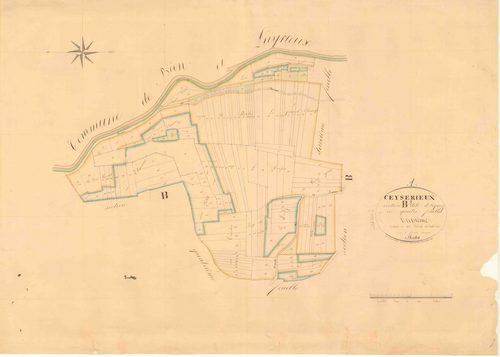 Ceyzérieu - 3 P 4895 - 3 P 4895 -  Feuille 3  (1833)