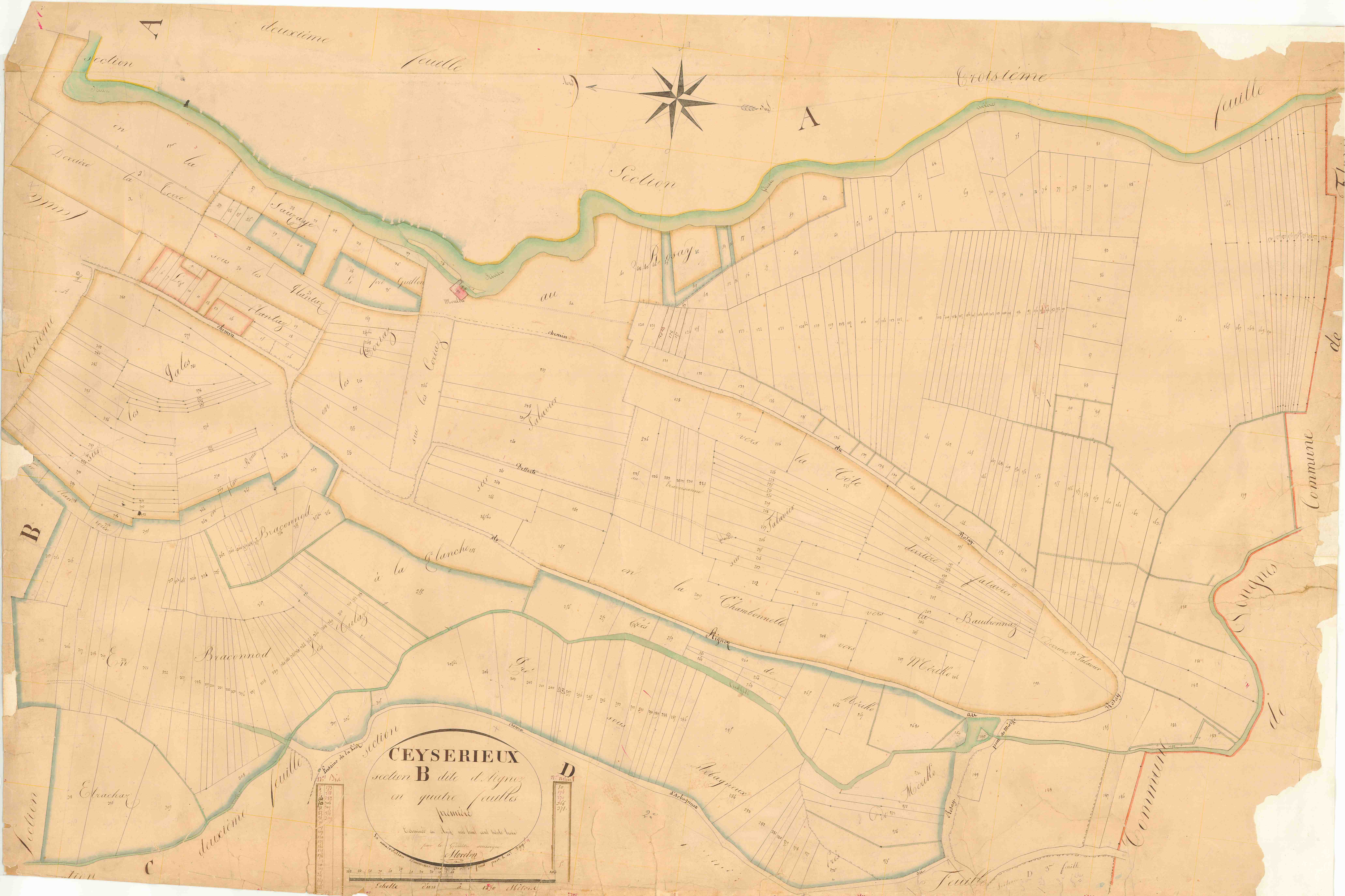 Ceyzérieu - 3 P 4893 - 3 P 4893 -  Feuille 1  (1833)