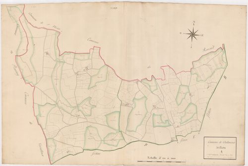 Chalamont - 3 P 10161-2 - 3 P 10161-2 -  Feuille 1  (1810)